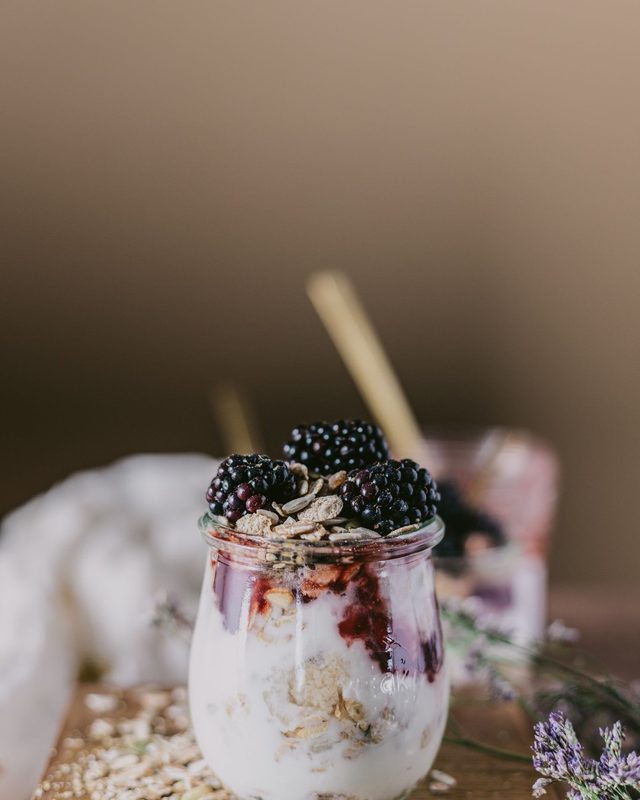 Overnight oats med bær