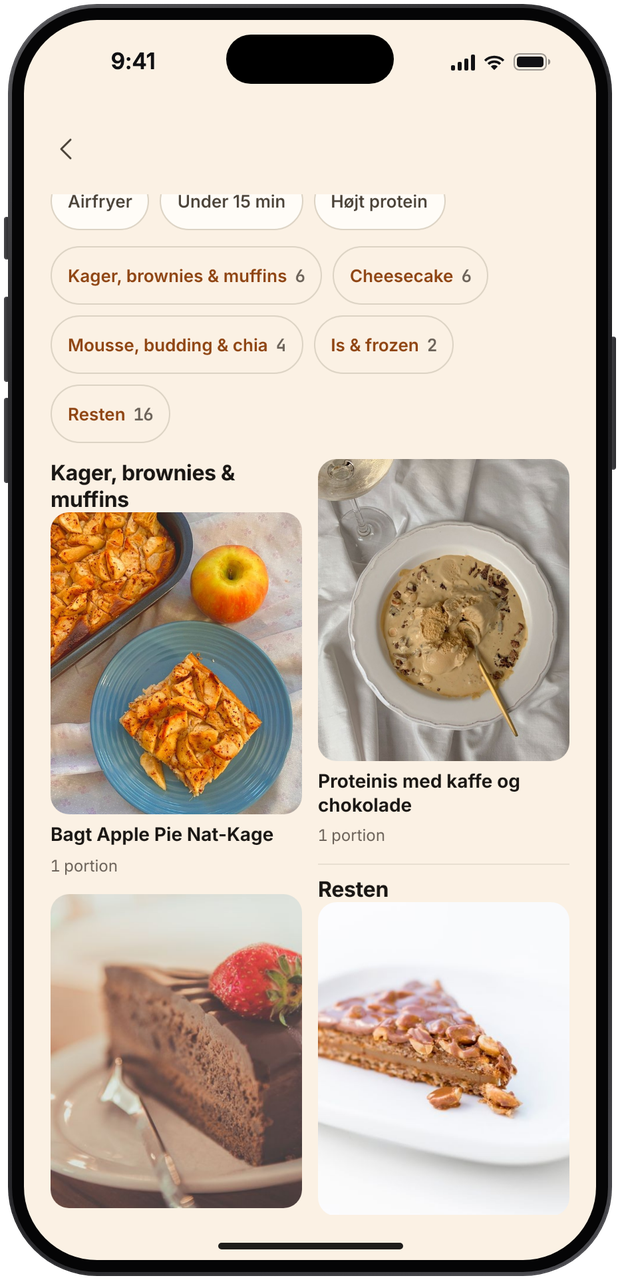 Opskriftsbogen, desserterne
